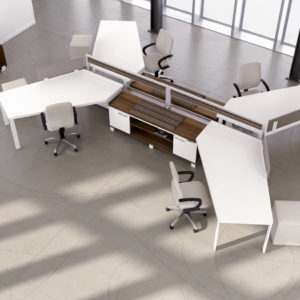 Air Workstations with Guest Seating